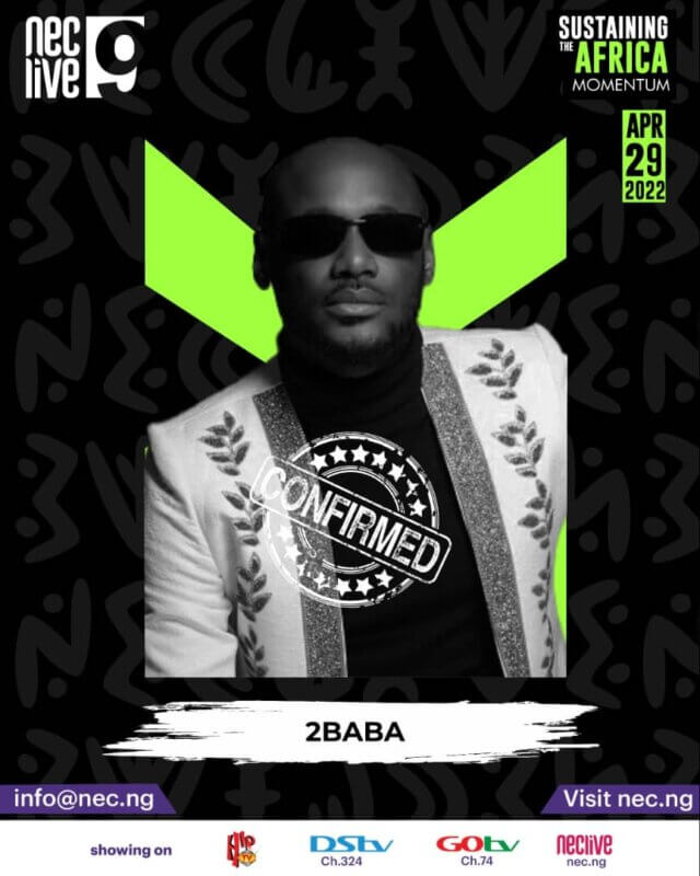 2Baba confirmed for NECLive, third time in 8 years