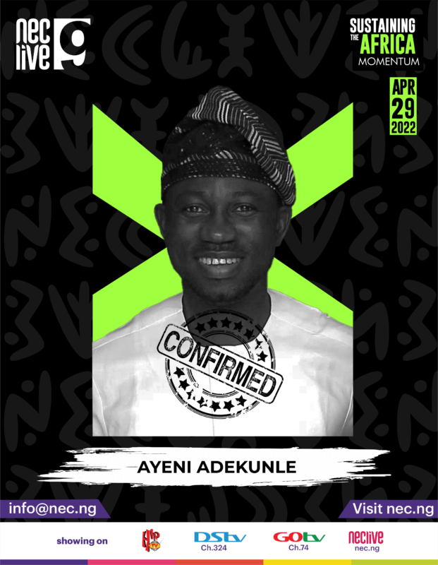 Ayeni Adekunle, Convener of NECLive