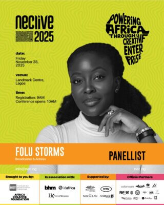 NECLive 2025 Panelist - Folu Storms