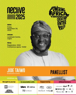 NECLive 2025 Panelist - Jide Taiwo