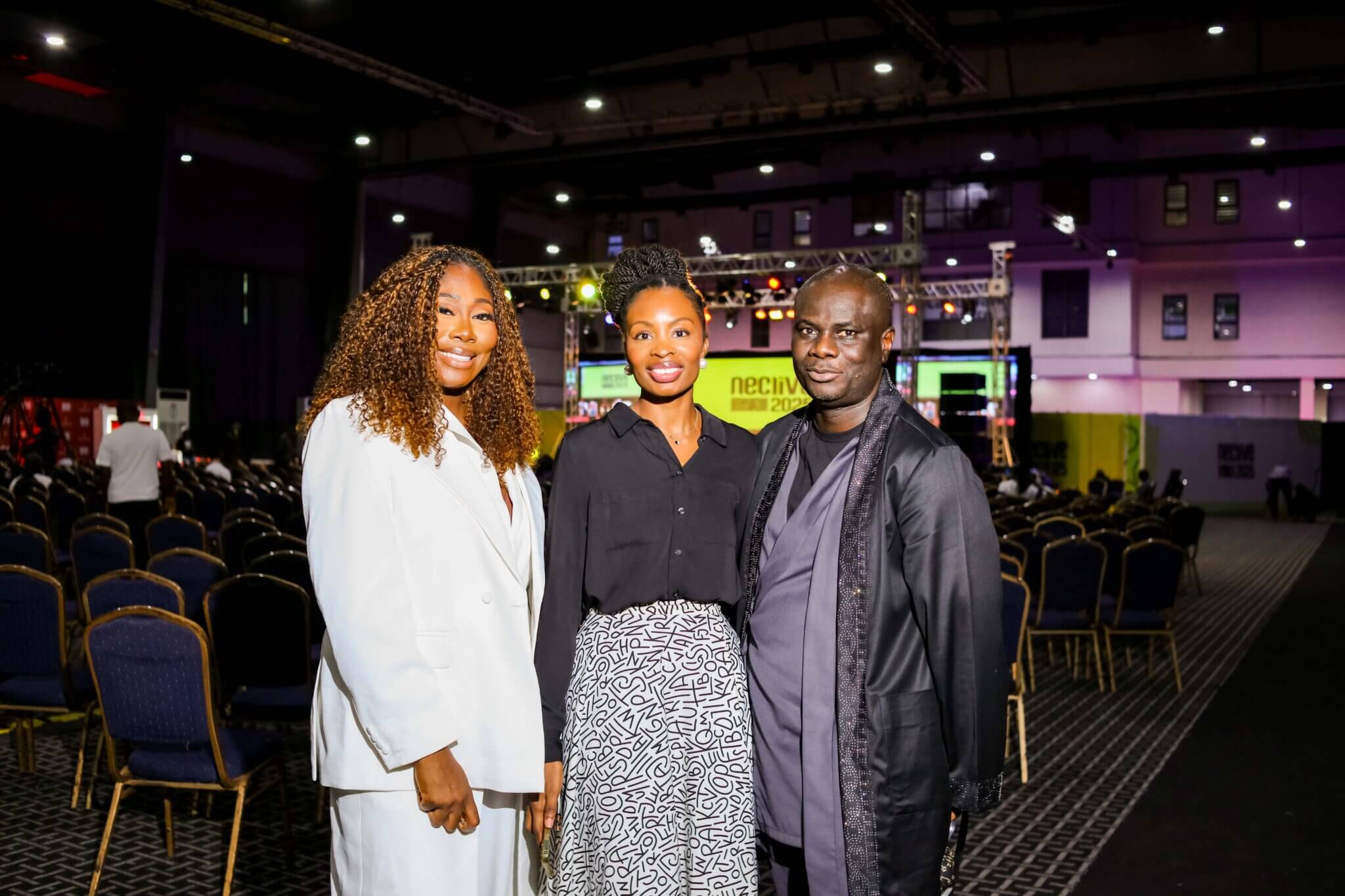 Gbemi Olateru-Olagbegi, Lamide Akintobi and Chris Ihidero